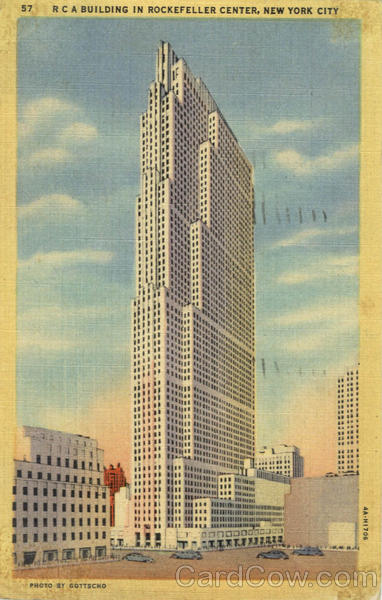 R C A Building In Rockefeller Center New York City