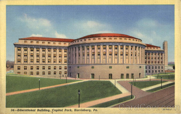 Educational Building, Capitol Park Harrisburg Pennsylvania