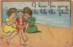 I know I'm going to like this place Postcard