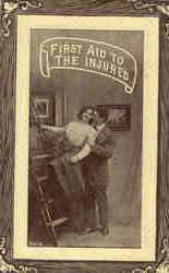 First aid to the injured Postcard