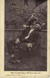 What You Don't Know Will Never Hurt You Postcard