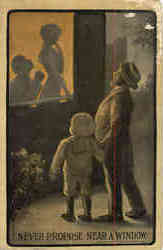 Never Propose Near A Window Postcard