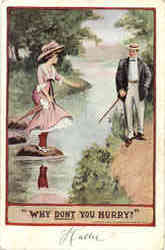 Why Don't You Hurry? Postcard