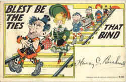 Blest be the ties that bind Postcard