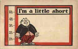 I'm a little short Postcard