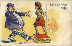 Love at first sight Postcard