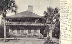 Bungalow in Florida Postcard