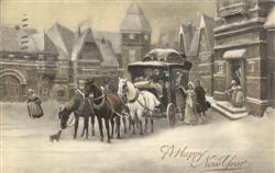 A Happy New Year Postcard