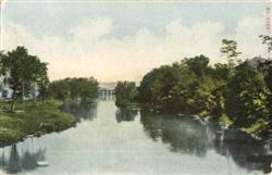 No 4854 River View Postcard