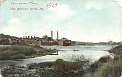 Pulp Mill Great Works, ME Postcard Postcard