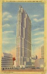 R C A Building In Rockefeller Center Postcard