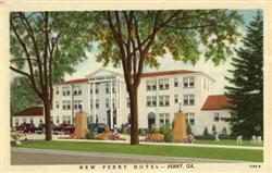 New Perry Hotel Georgia Postcard Postcard