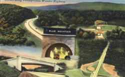 Scenes along Pennsylvania Wonder Highway Postcard