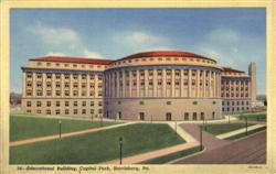 Educational Building, Capitol Park Postcard