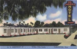 Ok-Chobee Motel, U. S. Highway Clewiston, FL Postcard Postcard