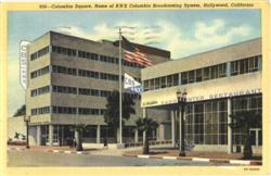 Columbia Square, Home of KNX Columbia Broadcasting System Hollywood, CA Postcard Postcard