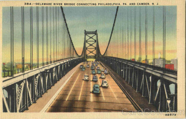 Delaware River Bridge Philadelphia Pennsylvania