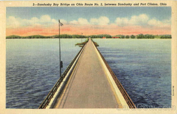 Sandusky Bay Bridge On Ohio Route No. 2