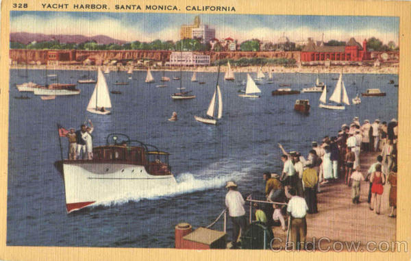 Yacht Harbor Santa Monica California
