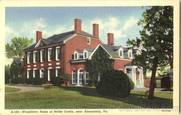 Woodlawn Home Of Nellie Custis Alexandria Virginia