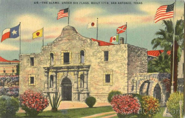 The Alamo Under Six Flags San Antonio Texas