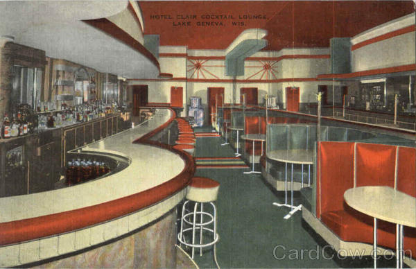 Hotel Clair Cocktail Lounge Lake Geneva Wisconsin