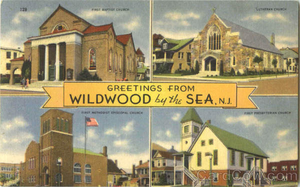 Greetings From The Wildwood By The Sea New Jersey