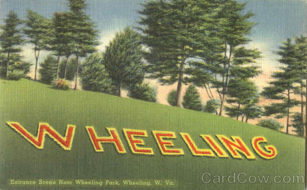 Entrance Scene Near Wheeling Park West Virginia