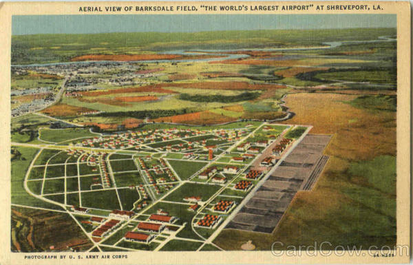 Aerial View Of Barksdale Field Shreveport Louisiana Aerial View Of Barksdale Field Shreveport Louisiana