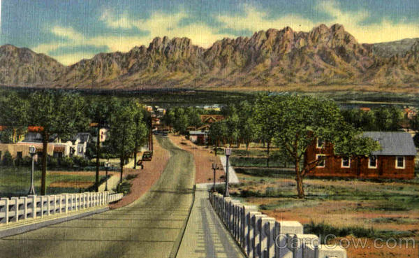 Organ Mountains And Viaduct Las Cruces New Mexico