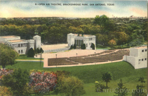 Open Air Theatre, Brackenridge Park San Antonio Texas