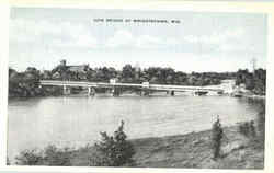 New Bridge At Wrightstown Wisconsin Postcard Postcard