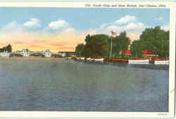 Yacht Club And New Bridge Port Clinton, OH Postcard Postcard