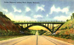 Dodge Highway Omaha, NE Postcard Postcard