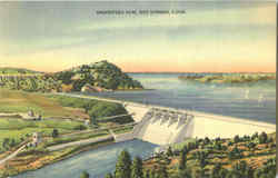 Angostura Dam Hot Springs, SD Postcard Postcard
