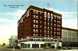 New Lincoln-Douglas Hotel Quincy, IL Postcard Postcard