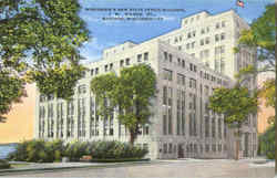 Wisconsin's New State Office Building, 1 W. Wilson St. Madison, WI Postcard Postcard