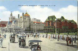 The Colorful Boardwalk Postcard