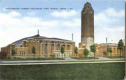 Auditorium Tower Coliseum Fort Worth, TX Postcard Postcard