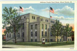 Jefferson County Court House Mount Vernon, IL Postcard Postcard