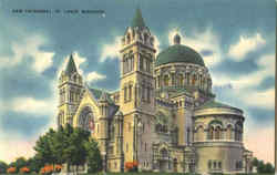New Cathedral St. Louis, MO Postcard Postcard