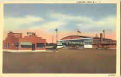 Airport Troy, NY Postcard Postcard
