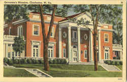 Governor's Mansion Charleston, WV Postcard Postcard