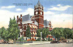 Harvey County Court House Postcard