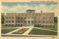 Johnson County Courthouse Postcard