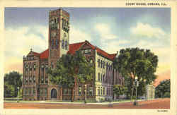 Court House Urbana, IL Postcard Postcard