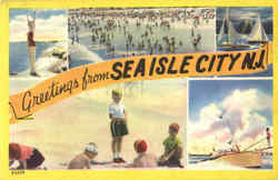 Greetings From Sea Isle City Postcard