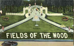 Main Entrance Fields Of The Wood Postcard