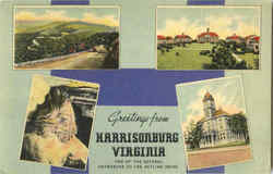 Greetings From Harrisonburg Virginia Postcard Postcard