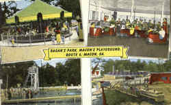 Macon's Playground, Ragan's Park Postcard
